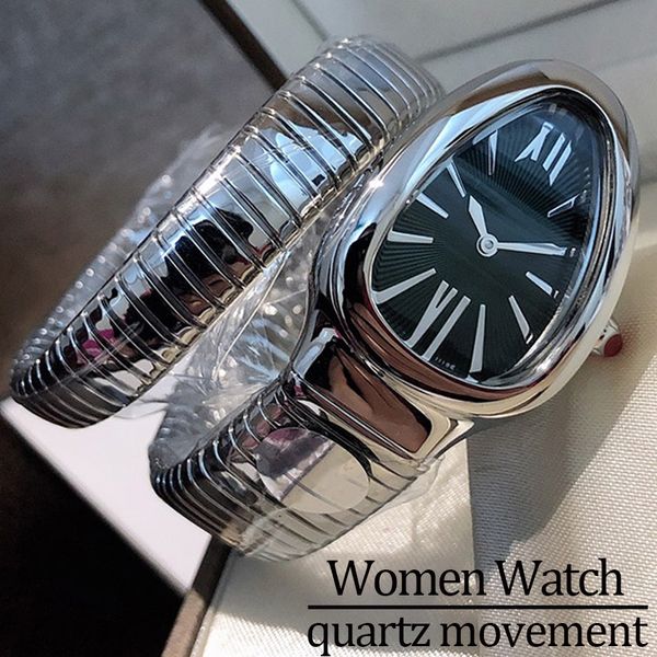 designer watches watch high quality for woman Watches Wristwatches snake watch Stainless Steel Strap quartz movement 32MM diamond bezel Casual Swiss Movement, #2 silver
designer watches watch high quality for woman Watches Wristwatches snake watch Stainless Steel Strap quartz movement 32MM diamond bezel Casual Swiss Movement, #2 silver
