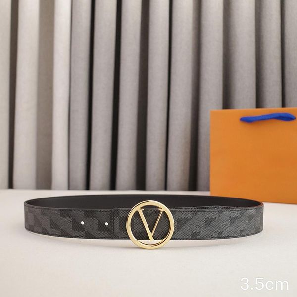 Mens Belt Womens Designer Belts for Women Width 3.5cm Gold Round Letter Smooth Buckle Cowhide Waistband Luxury Lattice Flower Ceinture, C3
Mens Belt Womens Designer Belts for Women Width 3.5cm Gold Round Letter Smooth Buckle Cowhide Waistband Luxury Lattice Flower Ceinture, C3