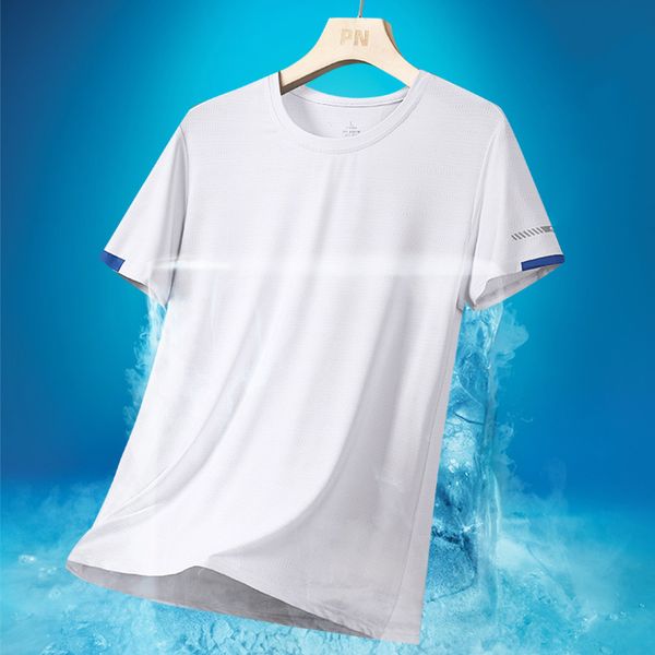 Unisex summer quick drying short sleeved t-shirt casual loose size T-shirt men's round neck quick drying ice silk, Darkcyan
Unisex summer quick drying short sleeved t-shirt casual loose size T-shirt men's round neck quick drying ice silk, Darkcyan