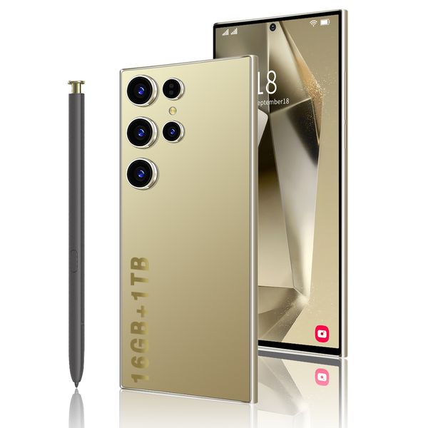 7.3-inch 5G S24 touch screen S23 Local Warehouse Android S24 smartphone camera Phone HD display face recognition, Black
7.3-inch 5G S24 touch screen S23 Local Warehouse Android S24 smartphone camera Phone HD display face recognition, Black