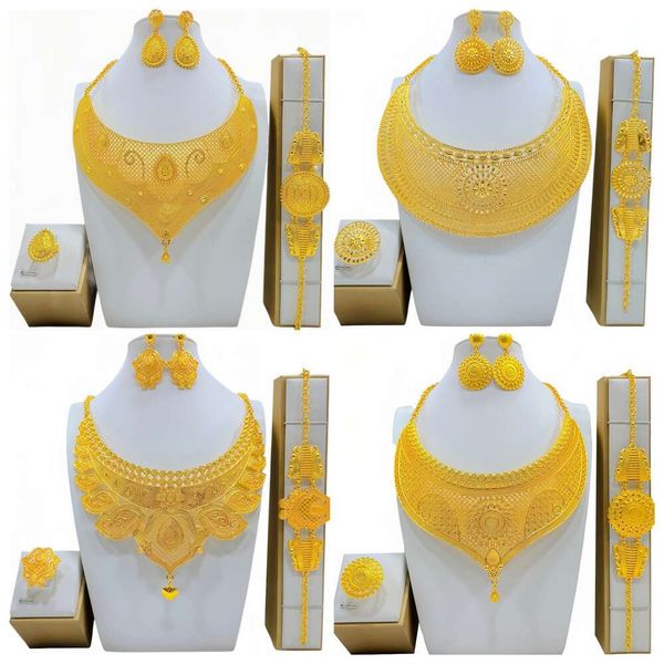 Jewelry Bride Plated Four Piece Set Imitation Gold Vieamese Necklace Bracelet Ring Earrings
Jewelry Bride Plated Four Piece Set Imitation Gold Vieamese Necklace Bracelet Ring Earrings