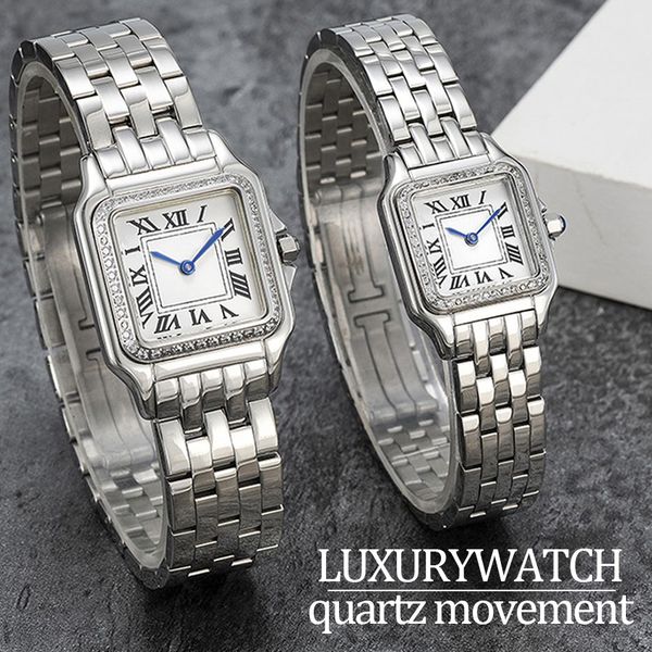 ladies watches Wristwatches classic luxury watch Panthere watches casual modern 22 or 27 MM Two sizes Quartz Movement casual Stainless Steel Gold watchstrap, #11 optional accessories
ladies watches Wristwatches classic luxury watch Panthere watches casual modern 22 or 27 MM Two sizes Quartz Movement casual Stainless Steel Gold watchstrap, #11 optional accessories