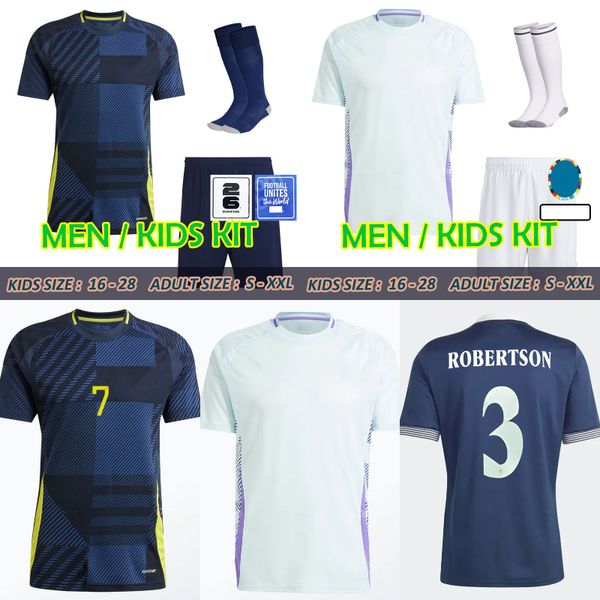 24 25 SCoTlaNd Soccer Jersey 2024 2025 ScoTTisH National Team MCGINN Football Shirt Kids Kit Set Home Navy Cities Blue Away White 150 Years Anniversary Special, Home fans
24 25 SCoTlaNd Soccer Jersey 2024 2025 ScoTTisH National Team MCGINN Football Shirt Kids Kit Set Home Navy Cities Blue Away White 150 Years Anniversary Special, Home fans