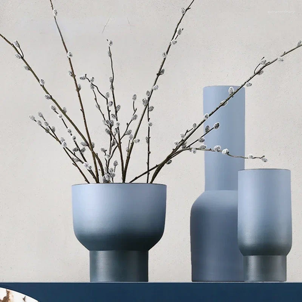Home Vases Furnishing Chinese Colored Blue Ceramic Vase Drawing Room Model Porcelain Decoration
Home Vases Furnishing Chinese Colored Blue Ceramic Vase Drawing Room Model Porcelain Decoration