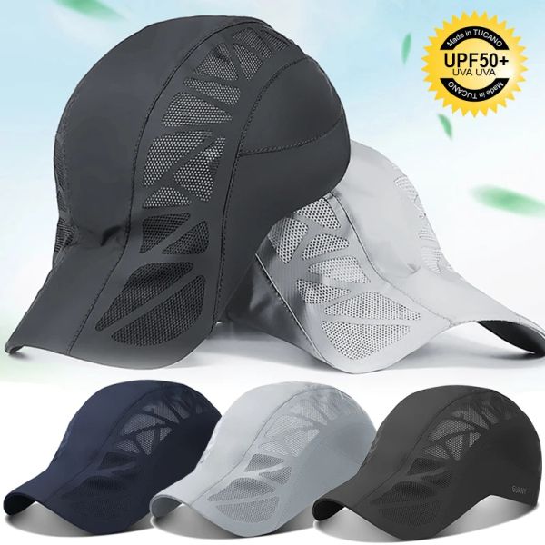 

Men's Beret Hat Mesh Baseball Cap Spring Summer Quick-drying Cycling Sun Hat Adjustable Sports Breathable Cap Hip Hop Dad Hat, Black
