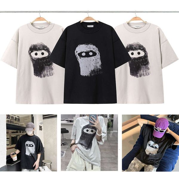 

undefined designers mens t shirt ARNO brand masked printing Hip-hop goth tops shirts Fashion croptops Luxury Men t-shirts woman Clothes Designer Clothes tshirts, Beige