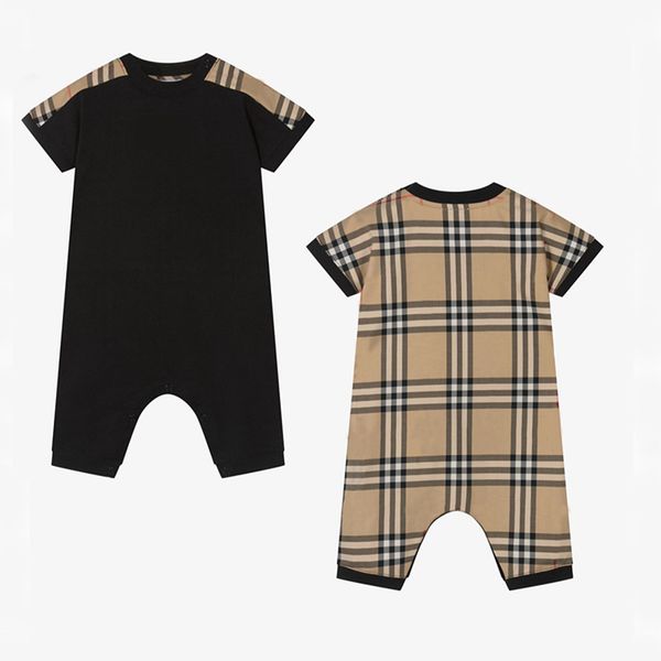 Baby Boys Plaid Rompers - Cotton Short Sleeve Lattice Jumpsuit for Toddlers & Newborns, Ivory
Baby Boys Plaid Rompers - Cotton Short Sleeve Lattice Jumpsuit for Toddlers & Newborns, Ivory