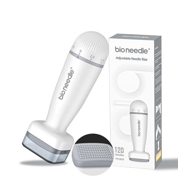Dr. Pen Bioneedle 120 Stainless Steel 0.25mm Microneedle Derma Stamp - Professional Microneedling Stamp - Derma Beauty Pen Micro Needle Professional Microneedle Pen
Dr. Pen Bioneedle 120 Stainless Steel 0.25mm Microneedle Derma Stamp - Professional Microneedling Stamp - Derma Beauty Pen Micro Needle Professional Microneedle Pen