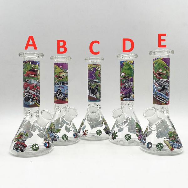 8Inch Decal Beaker Glass Bong Water Pipe Hookah Smokingpipe 5 designs Beaker Dab Rig
8Inch Decal Beaker Glass Bong Water Pipe Hookah Smokingpipe 5 designs Beaker Dab Rig
