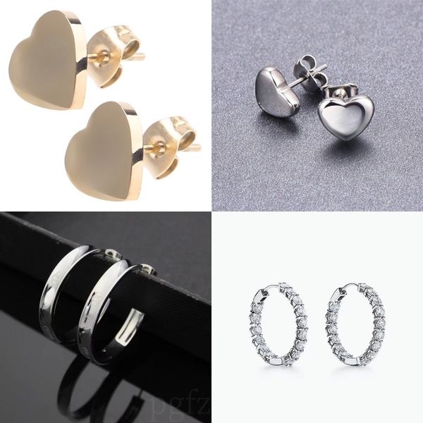 Luxury Womens Heart Love Stud Earrings for women Classic Style Women Lover Studs Titanium Steel Earings Logo Engagement Earrings
Luxury Womens Heart Love Stud Earrings for women Classic Style Women Lover Studs Titanium Steel Earings Logo Engagement Earrings