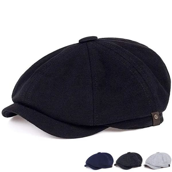 Retro Octagonal Hat All-match British Newsboy Hat Men and Women Outing Sunshade Beret Boina, Painter Hat, Forward Hat, Grey
Retro Octagonal Hat All-match British Newsboy Hat Men and Women Outing Sunshade Beret Boina, Painter Hat, Forward Hat, Grey