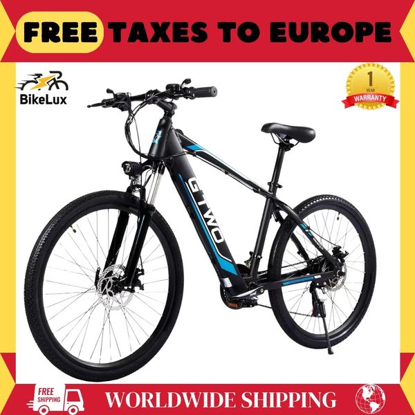 GTWO-F1 Electric Mountain Bike, 27.5 Inch, 1000W Rear Motor, 48V, 15Ah, Max Speed 40km, Hydraulic Brake, Black
GTWO-F1 Electric Mountain Bike, 27.5 Inch, 1000W Rear Motor, 48V, 15Ah, Max Speed 40km, Hydraulic Brake, Black
