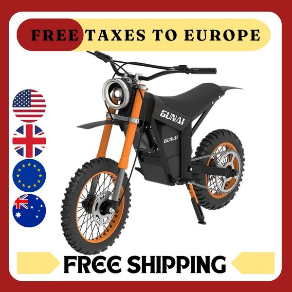 GUNAI GN21 Electric motorcycle off-road tyre 1200W 48V 21Ah Off Road City SnowElectric Bike in Poland Warehouse Electric Bicycle, Orange-black
GUNAI GN21 Electric motorcycle off-road tyre 1200W 48V 21Ah Off Road City SnowElectric Bike in Poland Warehouse Electric Bicycle, Orange-black