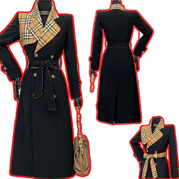 undefined Designer Long trench coat B brand Lattice High quality clothing American jackets cotton autumn and winter clothes embroidered jacket's 2024 Parker coats, Black
undefined Designer Long trench coat B brand Lattice High quality clothing American jackets cotton autumn and winter clothes embroidered jacket's 2024 Parker coats, Black