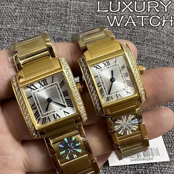 Ladies Light Luxury Watch Brand Jewelry Bracelet Watch Fashionable Girls Elegant Quartz Watch 25or30 MM quartz movement Stainless Steel Strap diamond bezel Tank, #5 silver
Ladies Light Luxury Watch Brand Jewelry Bracelet Watch Fashionable Girls Elegant Quartz Watch 25or30 MM quartz movement Stainless Steel Strap diamond bezel Tank, #5 silver