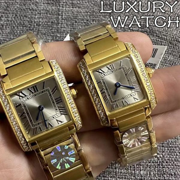 Ladies Light Luxury Watch Steel Band Diamond Set Roman Scale Fashion Quartz Watch For Women 25or30 MM quartz movement Stainless Steel Strap diamond bezel Tank watch, #8 silver
Ladies Light Luxury Watch Steel Band Diamond Set Roman Scale Fashion Quartz Watch For Women 25or30 MM quartz movement Stainless Steel Strap diamond bezel Tank watch, #8 silver