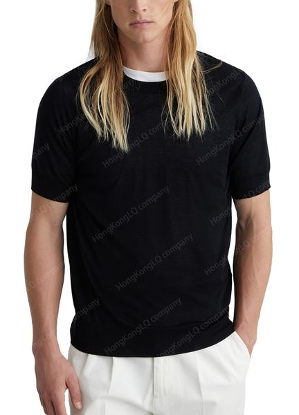 Brunello T Shirts for Men Casual Tees Designer Mens Tshirt Summer Clothes Short Sleeves Knit T-shirt Cuccinelli, Black
Brunello T Shirts for Men Casual Tees Designer Mens Tshirt Summer Clothes Short Sleeves Knit T-shirt Cuccinelli, Black