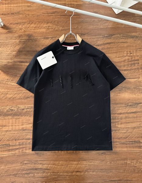 Unisex Spring and Summer New Cotton Crew Neck Short Sleeve T-Shirt Ribbed Neckline Sequin Process Chest High-Quality Cotton Fabric Custom Standard Fit, White 
Unisex Spring and Summer New Cotton Crew Neck Short Sleeve T-Shirt Ribbed Neckline Sequin Process Chest High-Quality Cotton Fabric Custom Standard Fit, White