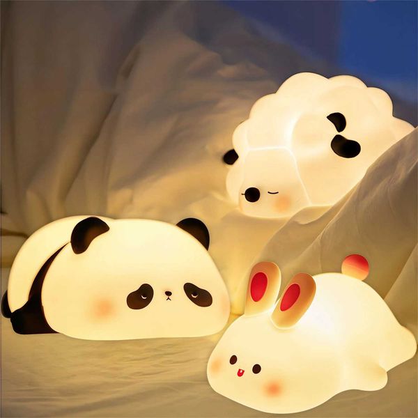 LED Night Lights - Cute Animal Silicone Lamps, USB Rechargeable, Perfect for Kids and Baby Rooms (Sheep, Panda, Rabbit)
LED Night Lights - Cute Animal Silicone Lamps, USB Rechargeable, Perfect for Kids and Baby Rooms (Sheep, Panda, Rabbit)