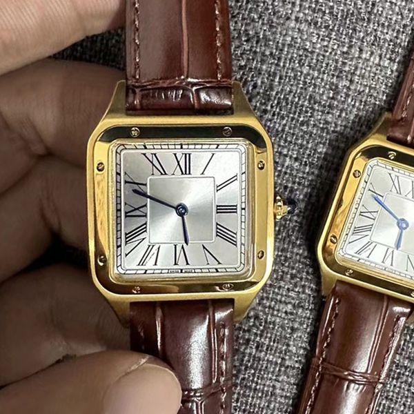designer watch mens New Light Luxury and Minimalist Classic Casual 28or32 MM Sizes Fashion Square Leather straps Watch gift casual business sport watches, #10 brown
designer watch mens New Light Luxury and Minimalist Classic Casual 28or32 MM Sizes Fashion Square Leather straps Watch gift casual business sport watches, #10 brown
