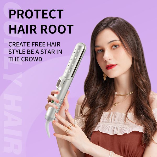 MKJS hair curlers iron 3D floating panel effectively avoid overheat damage hair curler & straightener, Silver
MKJS hair curlers iron 3D floating panel effectively avoid overheat damage hair curler & straightener, Silver