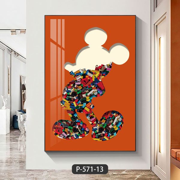 Children's Room Hanging Painting Living Room Dining Room Decorative Painting with Border Crystal Porcelain Painting Support Customized Modern Cartoon Style
Children's Room Hanging Painting Living Room Dining Room Decorative Painting with Border Crystal Porcelain Painting Support Customized Modern Cartoon Style