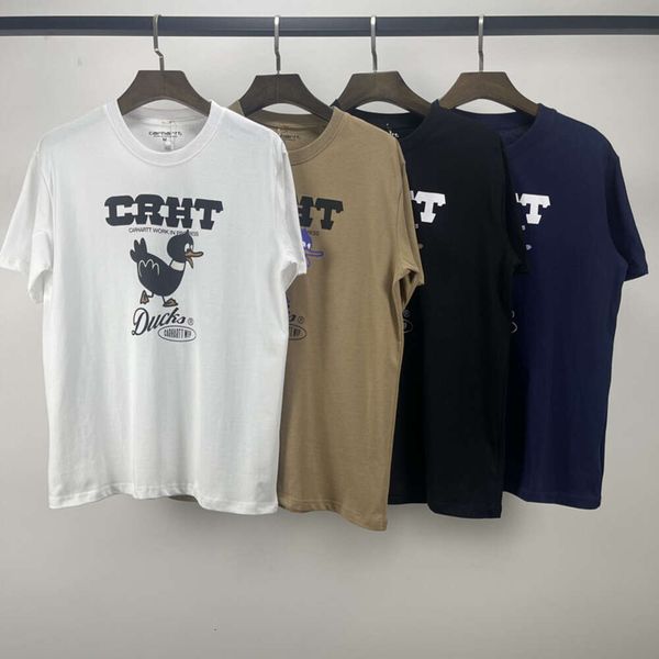 Cross border foreign trade Kaha T classic duck cartoon pattern printed loose fitting men and women's versatile short sleeved T-shirt trend, Navy blue
Cross border foreign trade Kaha T classic duck cartoon pattern printed loose fitting men and women's versatile short sleeved T-shirt trend, Navy blue