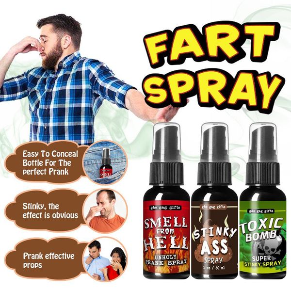 Novelty Prank Liquid Fart Gag Spray Toys For Children Tricks Toy Smelly Stinky Party Games Supplies High Quality
Novelty Prank Liquid Fart Gag Spray Toys For Children Tricks Toy Smelly Stinky Party Games Supplies High Quality