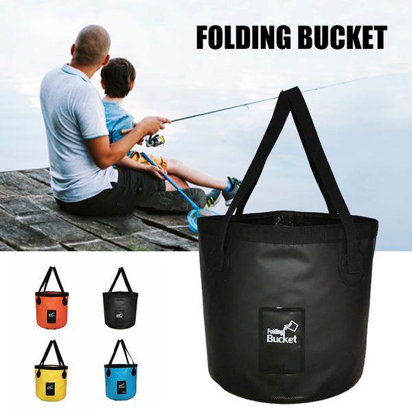 Collapsible Wash Basin Folding Foot Bath Tub Wash Basin Fishing Water Container