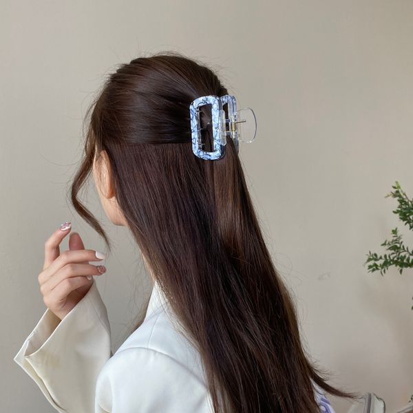 korean version of new square grab clip, fashionable floral women's hair clip, high ponytail clip, internet celebrity temperament headwear
korean version of new square grab clip, fashionable floral women's hair clip, high ponytail clip, internet celebrity temperament headwear