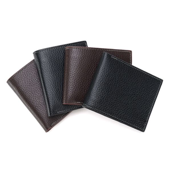 Hot selling lychee patterned men's wallet wallet wallet multifunctional thin money clip Korean version trendy US dollar clip wholesale, 1601 black
Hot selling lychee patterned men's wallet wallet wallet multifunctional thin money clip Korean version trendy US dollar clip wholesale, 1601 black