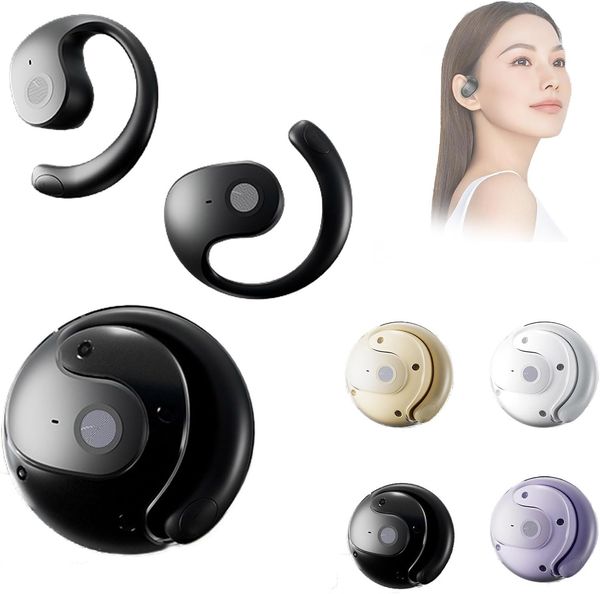 Wireless Open earbuds for sports Hang ear headphones Small Coconut Ball Bluetooth Earphone, High Sound Quality Noise Cancelling, White
Wireless Open earbuds for sports Hang ear headphones Small Coconut Ball Bluetooth Earphone, High Sound Quality Noise Cancelling, White