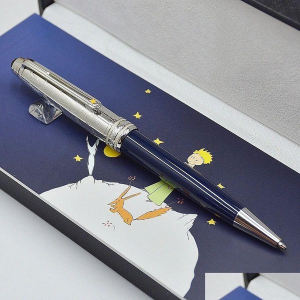 Ballpoint wholesale Pens Wholesale Luxury Little Prince Blue And Sier 163 Roller Ball Pen / Fountain Office Stationery Brand Write Refill Drop D Otua7
Ballpoint wholesale Pens Wholesale Luxury Little Prince Blue And Sier 163 Roller Ball Pen / Fountain Office Stationery Brand Write Refill Drop D Otua7