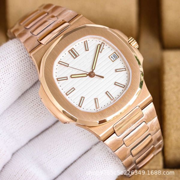 Designer Mechanical Watches Men's precision steel mechanical watch, stainless steel with single calendar perspective bottom watch, Golden gray surface
Designer Mechanical Watches Men's precision steel mechanical watch, stainless steel with single calendar perspective bottom watch, Golden gray surface