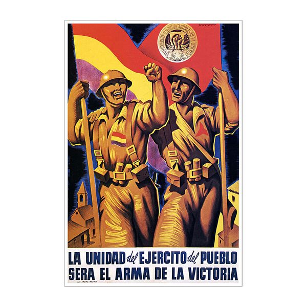 La Unidad Vintage Spanish Civil War Military Propaganda Wall Art Decoration Poster Canvas Print
La Unidad Vintage Spanish Civil War Military Propaganda Wall Art Decoration Poster Canvas Print