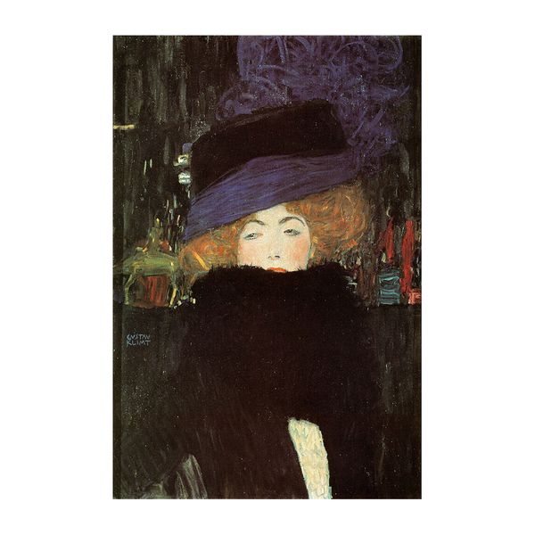 Gustav Klimt Fine Art Poster Print Lady with Hat and Feather Boa Wall Art Decoration Poster Canvas Print
Gustav Klimt Fine Art Poster Print Lady with Hat and Feather Boa Wall Art Decoration Poster Canvas Print
