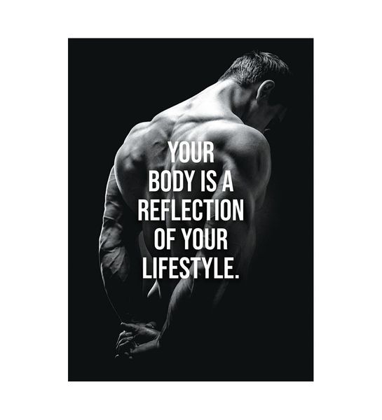 Bodybuilding Gym Workout Motivation Inspiration Quote Your Body Is A Reflection Wall Art Decoration Poster Canvas Print
Bodybuilding Gym Workout Motivation Inspiration Quote Your Body Is A Reflection Wall Art Decoration Poster Canvas Print