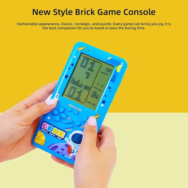 New Brick Game Console Colorful Fashionable 999 in 1 Games Retro Pocket Game Machine Children's/Student Game Console gifts