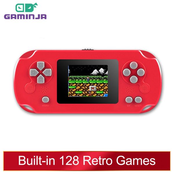 Retro Video Game Console Built in 128 Classic Games 2.4 Inch Portable Handheld Game Player Rechargeable Console