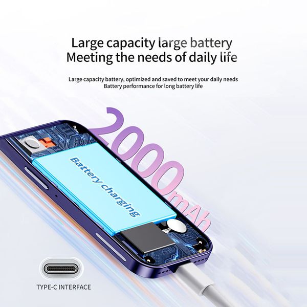 XS14 SOYES Pro 3.0 Inch 4G Mini Smartphone Android 9 Dual Sim Face ID Dual Camera WIFI Bluetooth FM Hotspot GPS OTG Mobile Phone