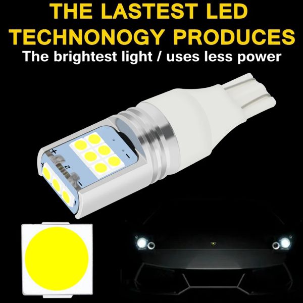 2PCS T15 W16W WY16W T20 7443 W21/5W 7440 W21W WY21W T25 3157 P27/7W 3156 P27W LED Bulbs Car Brake Light Auto Backup Reverse Lamp