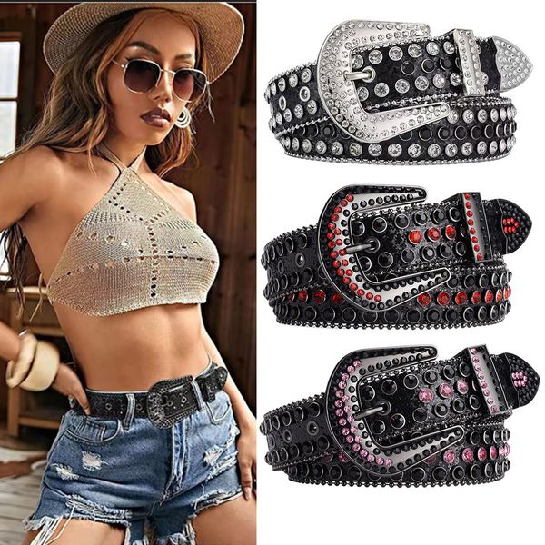 Designer Bb Simon Belt for Men Women hip-hop Shiny diamond Black Blue white multicolour with bling rhinestones Retro Needle Buckle Belts, B16
Designer Bb Simon Belt for Men Women hip-hop Shiny diamond Black Blue white multicolour with bling rhinestones Retro Needle Buckle Belts, B16