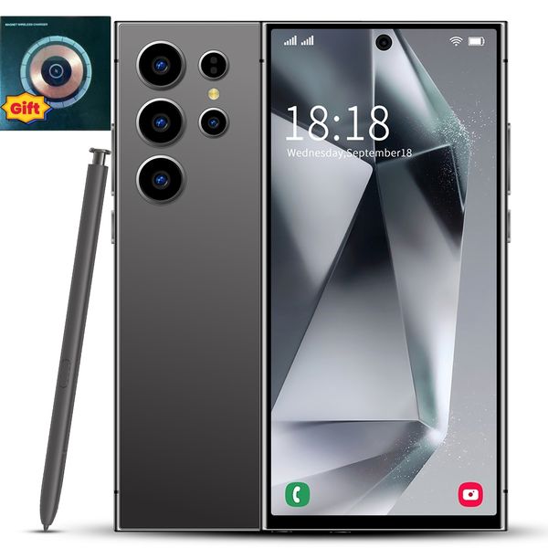 2024 S24 Ultra wireless charging Smartphone 5G 7.0HD 16GB+1T Dual Sim Original Cellphones Android Cell Unlocked 72MP 7000mAh Mobile Phone, Purple
2024 S24 Ultra wireless charging Smartphone 5G 7.0HD 16GB+1T Dual Sim Original Cellphones Android Cell Unlocked 72MP 7000mAh Mobile Phone, Purple