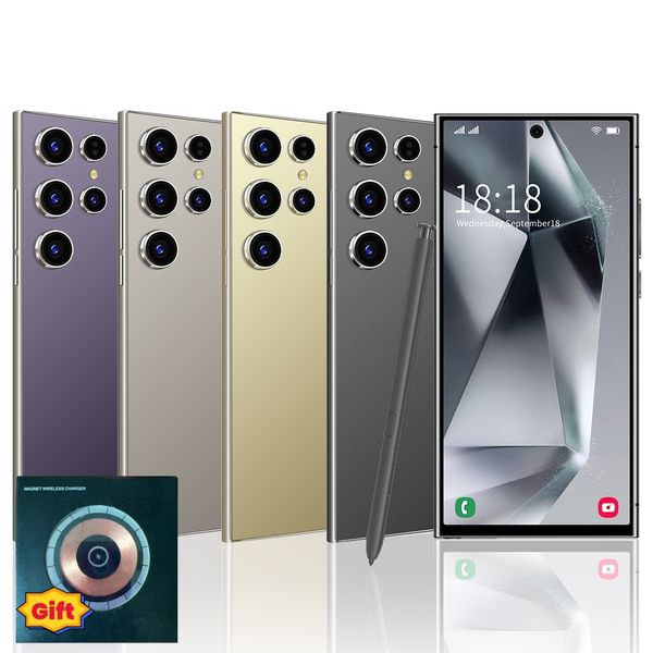 5G Original Mobile S24 Ultra Smartphone 7.0HD Cellphone 8G+256G 7000mAh 48MP+72MP Android Cell Phone Dual Sim Face Unlocked, Black
5G Original Mobile S24 Ultra Smartphone 7.0HD Cellphone 8G+256G 7000mAh 48MP+72MP Android Cell Phone Dual Sim Face Unlocked, Black