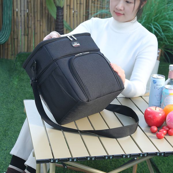 Factory sales fashion shoulder bag simple double-layer fresh-keeping insulation ice bag waterproof insulation lunch box opening storage insulation handbag 8094#, Gray
Factory sales fashion shoulder bag simple double-layer fresh-keeping insulation ice bag waterproof insulation lunch box opening storage insulation handbag 8094#, Gray