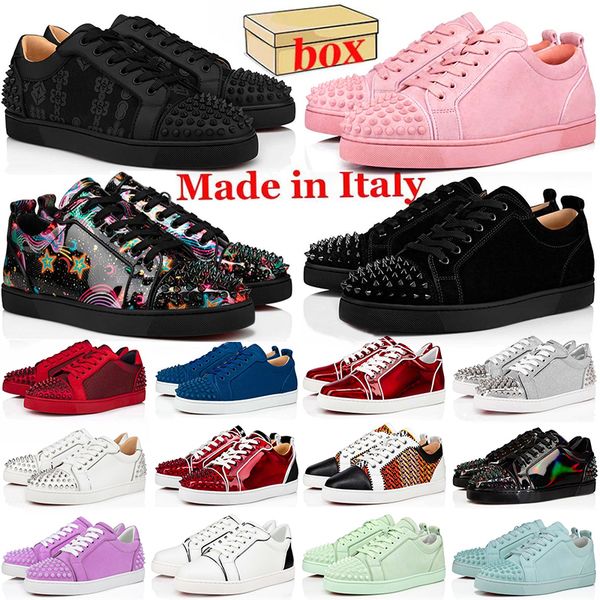 Szie 35-47 Luxury Designer Low Dress Shoes Mens Casual Shoes Sneakers Glitter Grey Rivets Leather Suede Camo Women Fashion Spikes Office Career Wedding Trainers Shoe, Red
Szie 35-47 Luxury Designer Low Dress Shoes Mens Casual Shoes Sneakers Glitter Grey Rivets Leather Suede Camo Women Fashion Spikes Office Career Wedding Trainers Shoe, Red