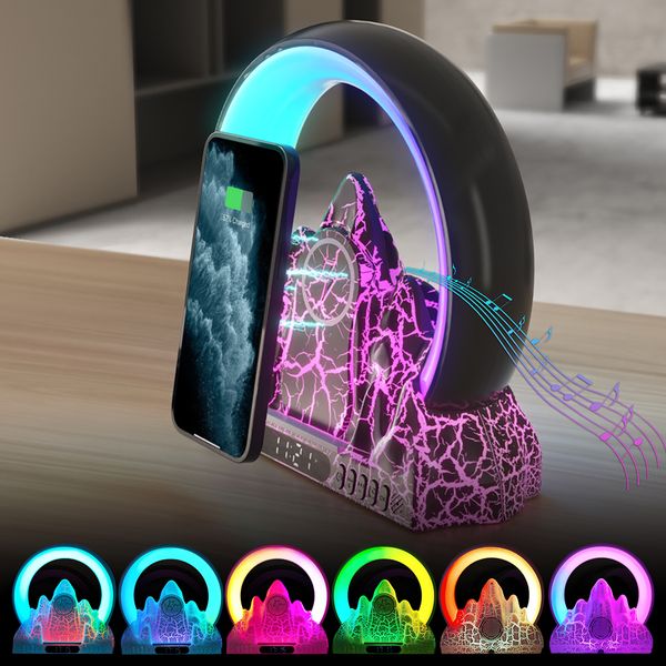 Big RGB G Table Lamp Bluetooth Speaker APP Control Music Rhythm Pickup Clock Alarm Clock Smart Home Colorful Atmosphere Lights
Big RGB G Table Lamp Bluetooth Speaker APP Control Music Rhythm Pickup Clock Alarm Clock Smart Home Colorful Atmosphere Lights