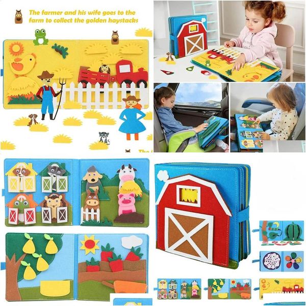 Toys Intelligence Childrens Puzzle Felt Book 3D Baby Story Cloth Activities Preschool Learning Education For 240307 Drop Delivery Gift Otb46
Toys Intelligence Childrens Puzzle Felt Book 3D Baby Story Cloth Activities Preschool Learning Education For 240307 Drop Delivery Gift Otb46