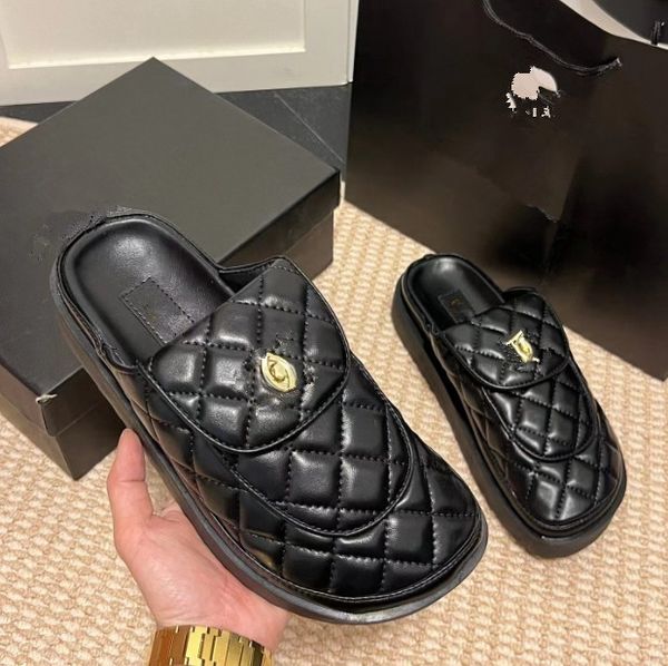 Designer Women Muller shoes new thick-soled women buckle half-support women leisure vacation package toe-behind empty slippers Leather shoes, Black
Designer Women Muller shoes new thick-soled women buckle half-support women leisure vacation package toe-behind empty slippers Leather shoes, Black