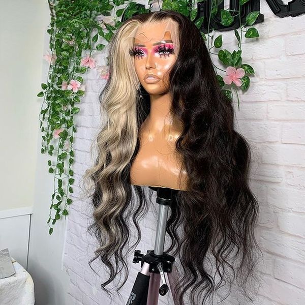 Blonde Highlight Lace Front Wigs For Women Body Wave Brazilian Remy Human Hair Wig HD Transparent Lace Frontal Wig Pre Plucked Gwppv al, Ombre color
Blonde Highlight Lace Front Wigs For Women Body Wave Brazilian Remy Human Hair Wig HD Transparent Lace Frontal Wig Pre Plucked Gwppv al, Ombre color